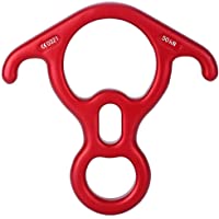 MAGT Mosquetón Escalada 50KN- Equipo de Escalada Mosquetón de Cuerno de Buey Mosquetón de Anillo de Cuerno de Buey…